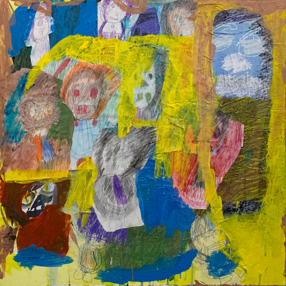 Untitled (Abstract Characters) by Shaka Gaston