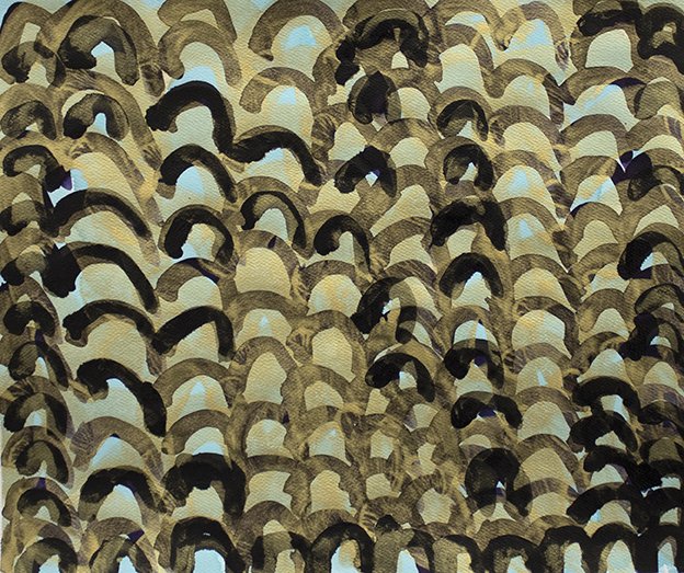Untitled (Black Arches) by Justina Ko