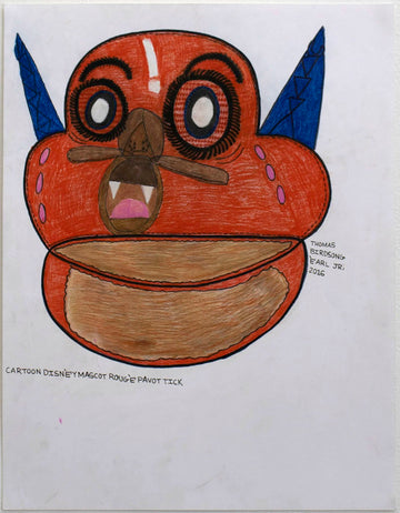 Untitled (Blue Eared Character) by Thomas Birdsong