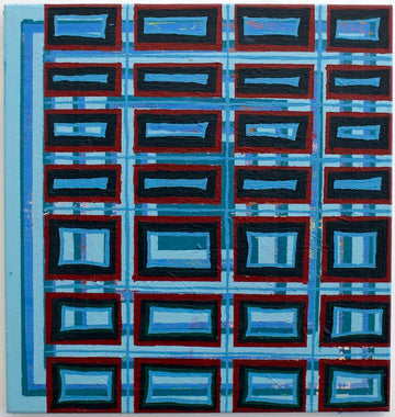 Untitled (Blue Rectangles) by Jamison Rizzo