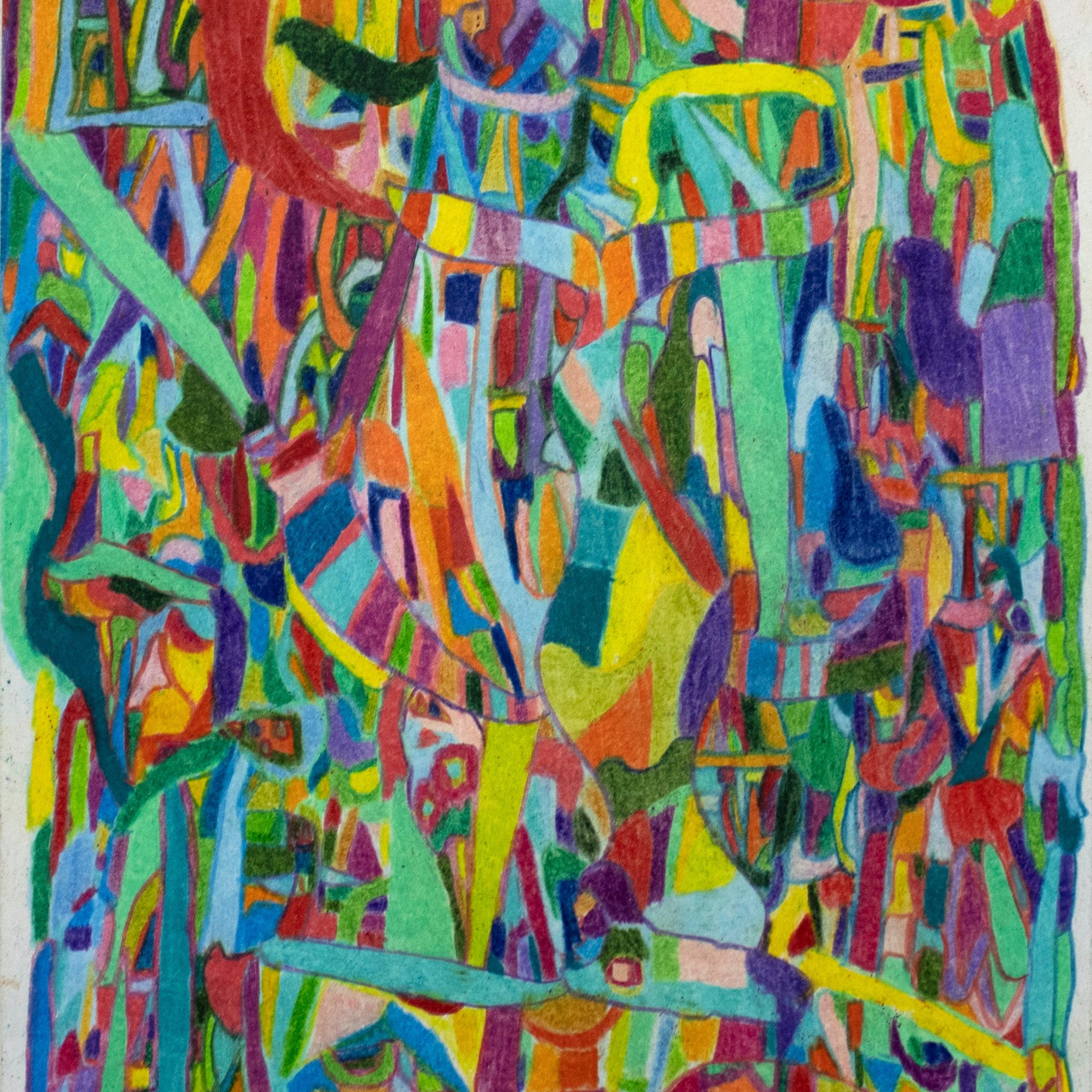 Untitled (Blue Shapes) by Tom Sedgwick