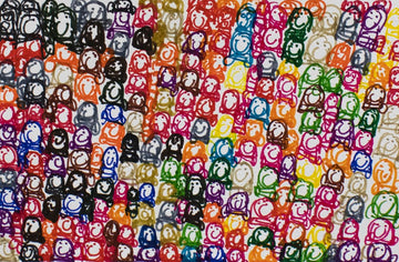 Untitled (Faces) by Justina Ko