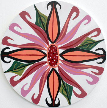 Untitled (Flower on White Background) by Debra Alexander