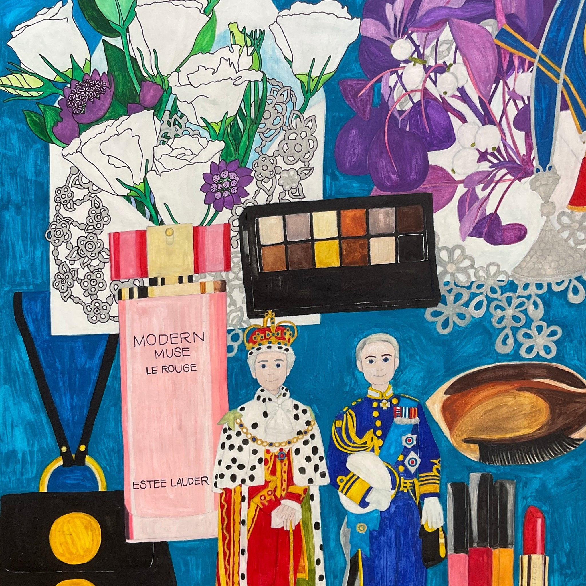 Untitled (Flowers & Makeup) by Heidi Dong