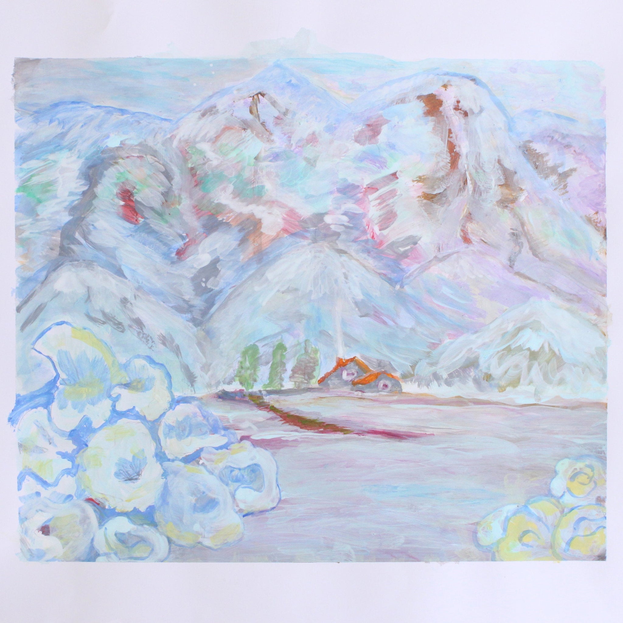 Untitled (Pastel Landscape) by Christina Yoo
