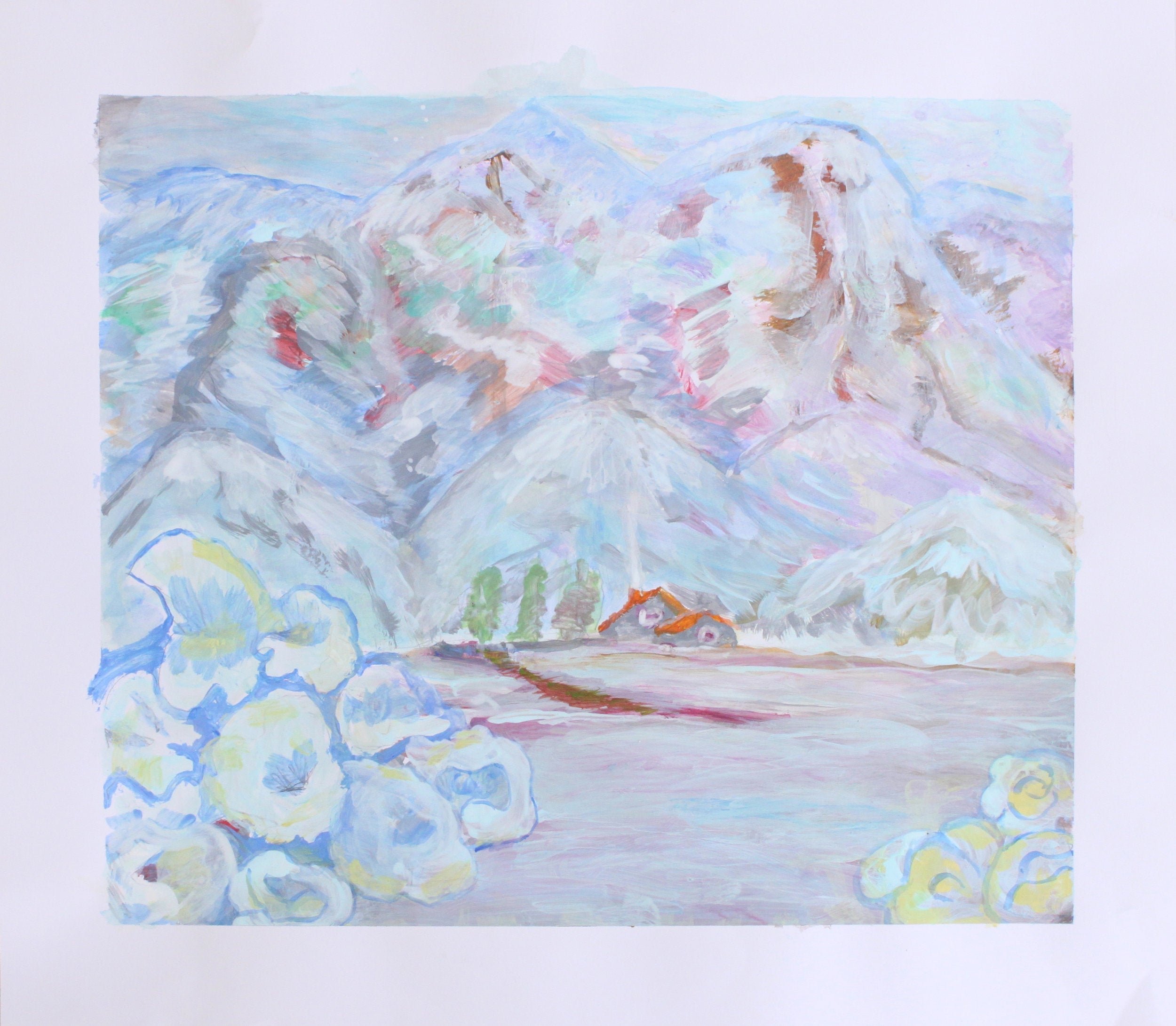 Untitled (Pastel Landscape) by Christina Yoo