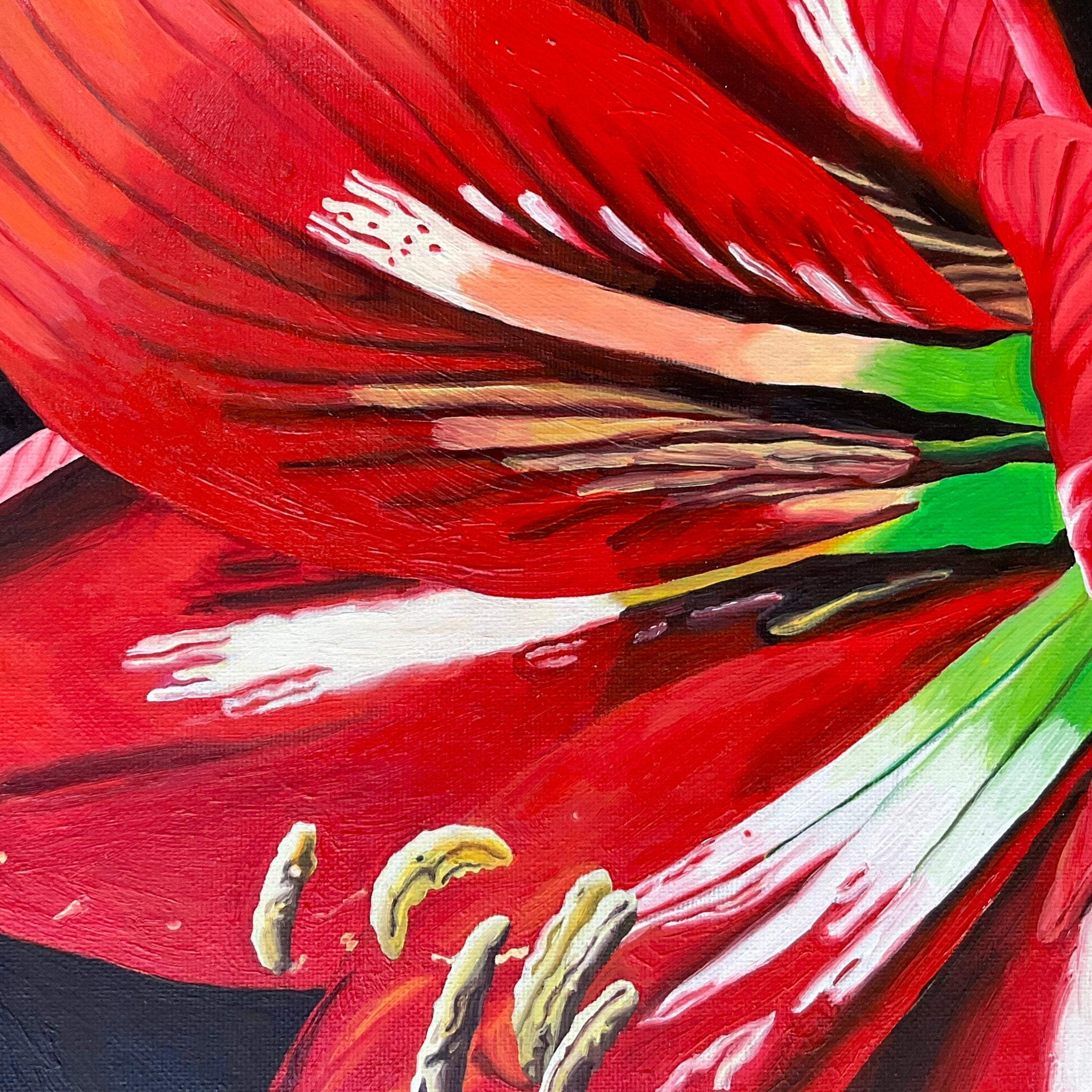 Untitled (Red Flower) by Heidi Dong