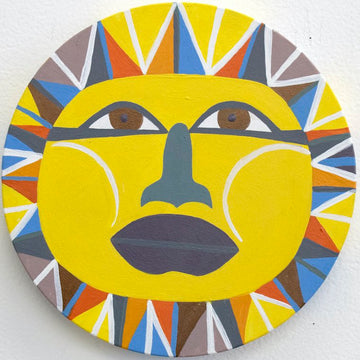 Untitled (Sun With Green Nose) by Debra Alexander