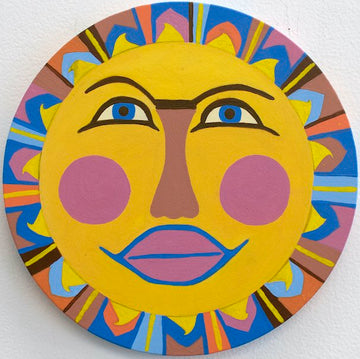 Untitled (Sun With Pink Cheeks by Debra Alexander