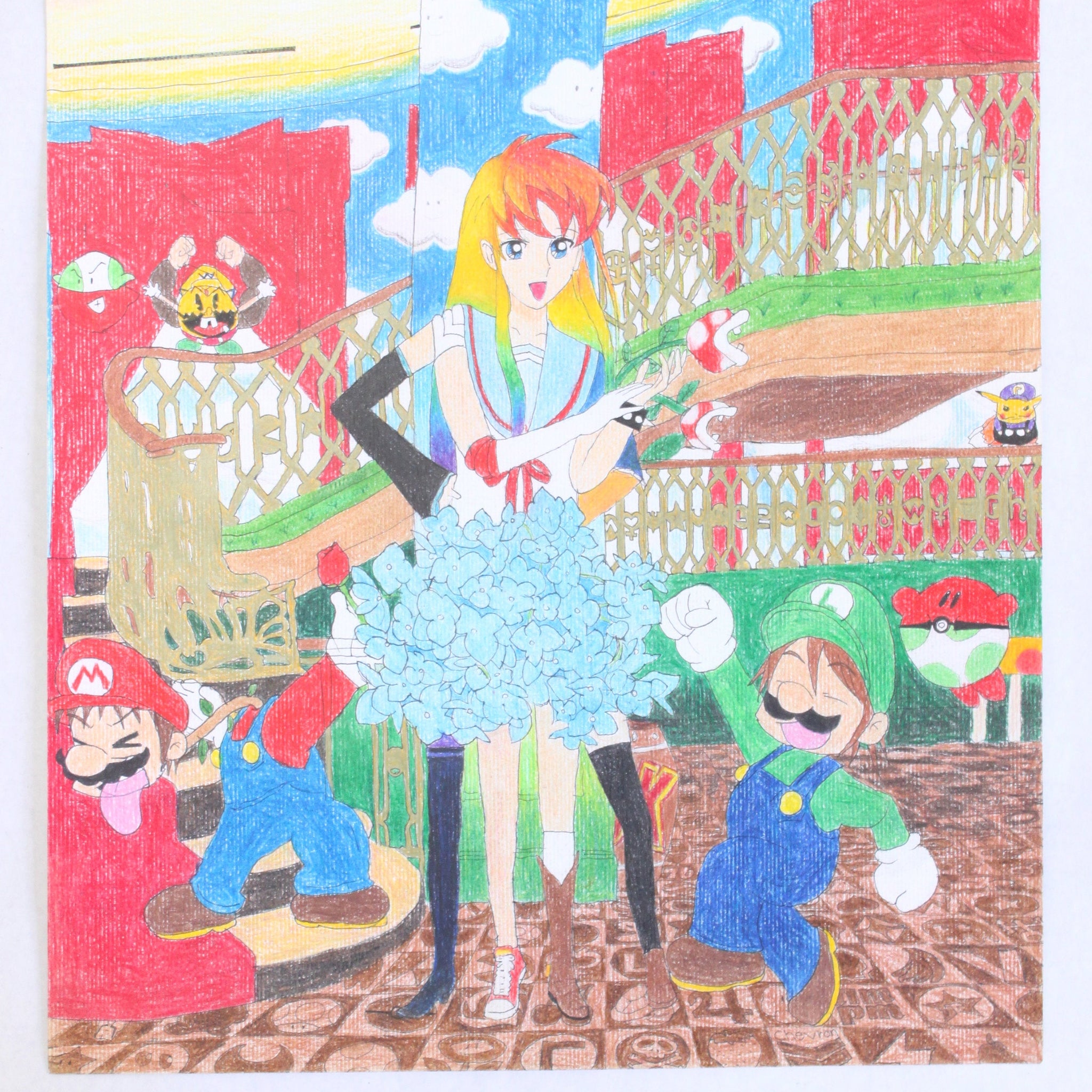 Untitled (Video Game Characters) by Nelson Cobian