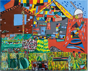 Untitled(Colorful Landscape) by Heon Choi